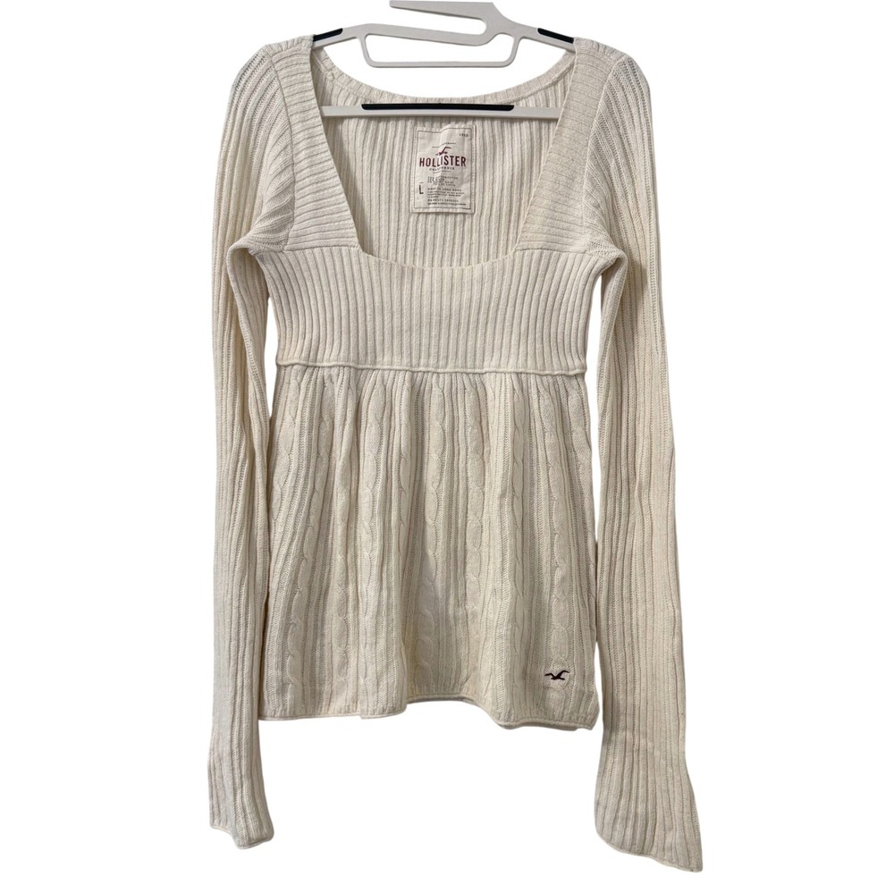 Vintage Y2K Hollister Babydoll Fit Slim Fit Sweater Large Bella Swan